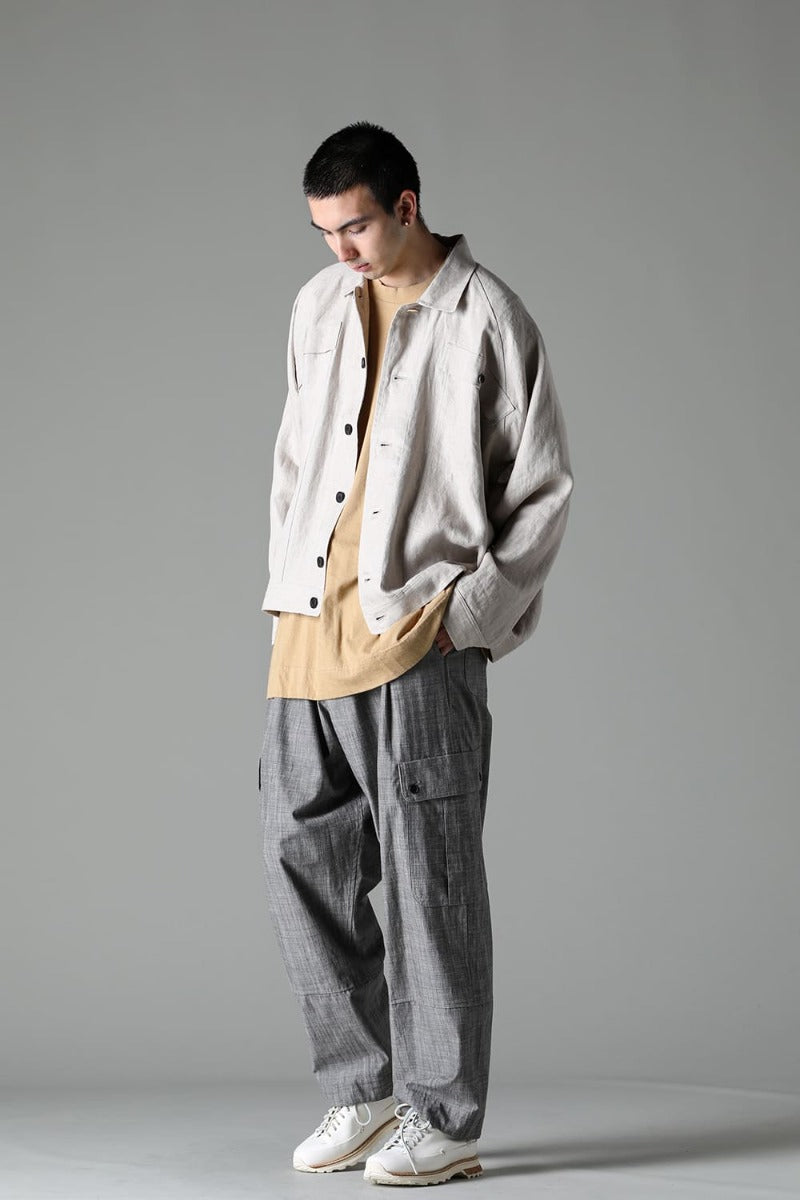 DENIM JACKET KINARI Dense Herringbone