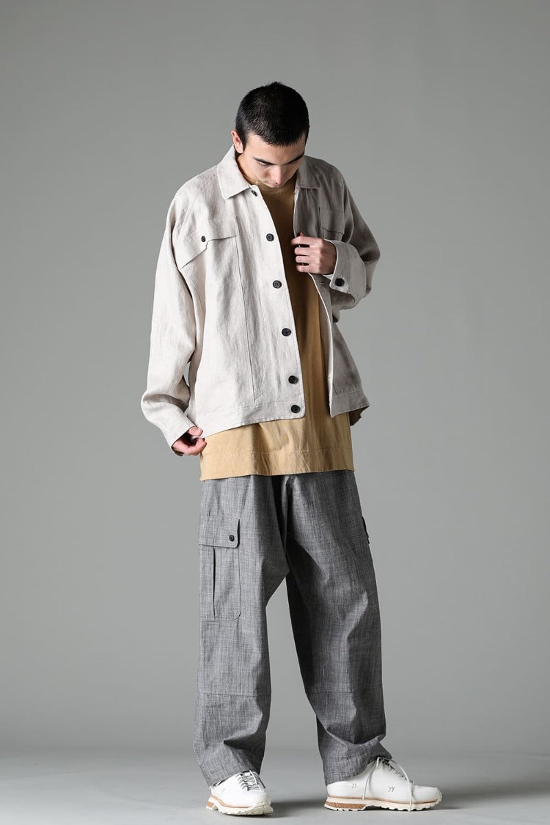 DENIM JACKET KINARI Dense Herringbone