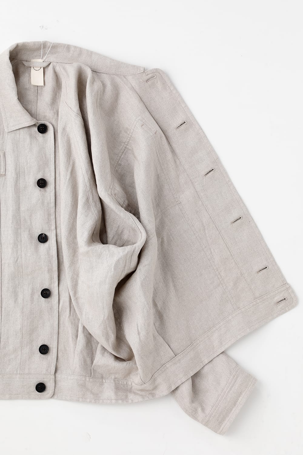 DENIM JACKET KINARI Dense Herringbone