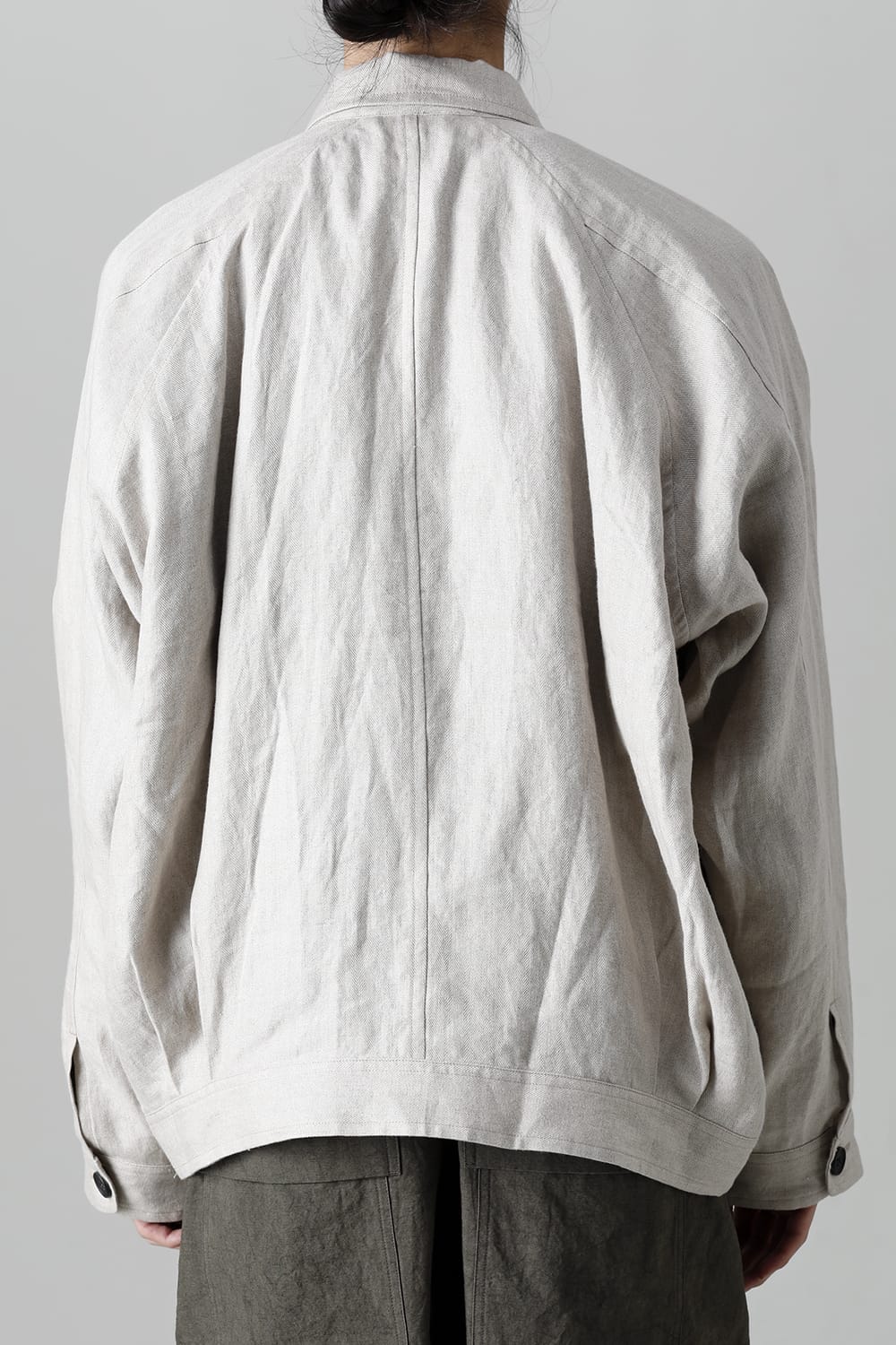 DENIM JACKET KINARI Dense Herringbone