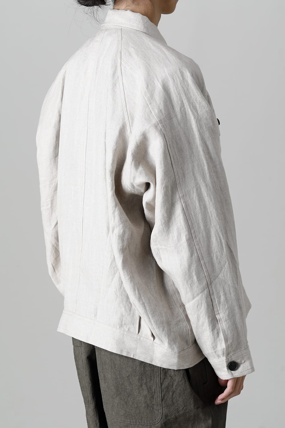 DENIM JACKET KINARI Dense Herringbone