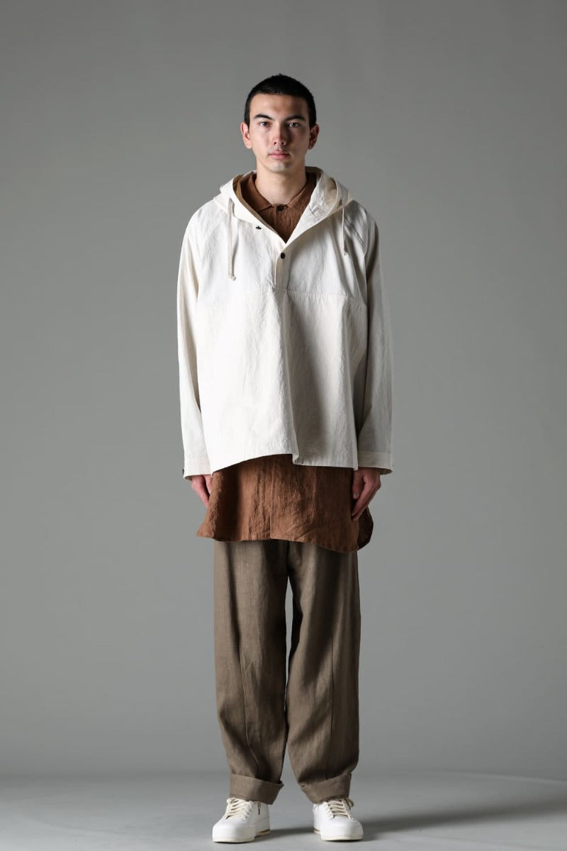 HOODED PULLOVER JACKET KINARI Fine Canvas