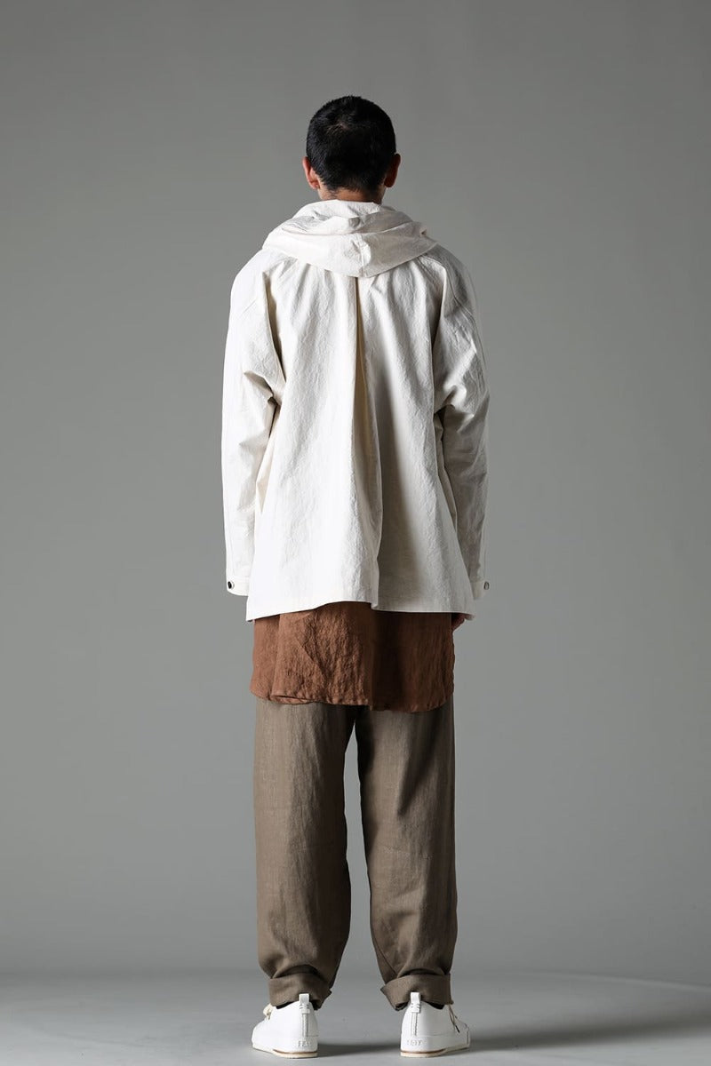 HOODED PULLOVER JACKET KINARI Fine Canvas