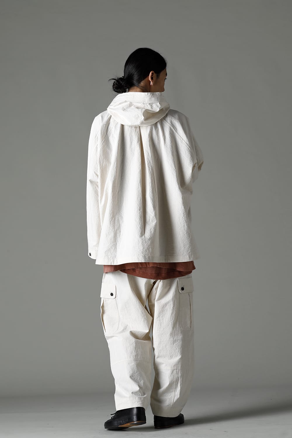 HOODED PULLOVER JACKET KINARI Fine Canvas