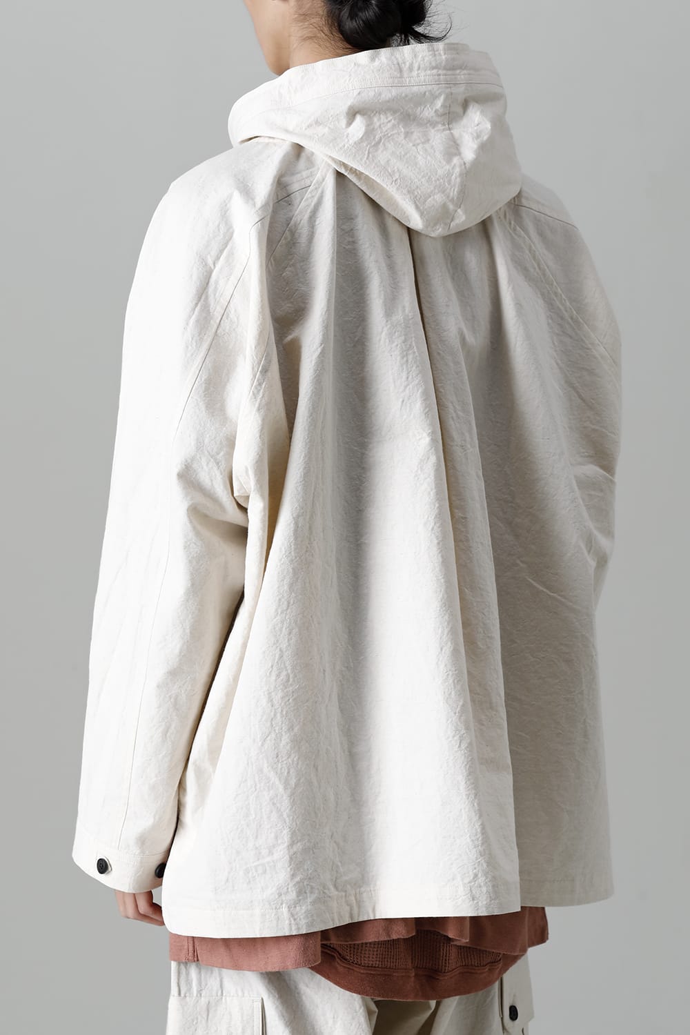 HOODED PULLOVER JACKET KINARI Fine Canvas