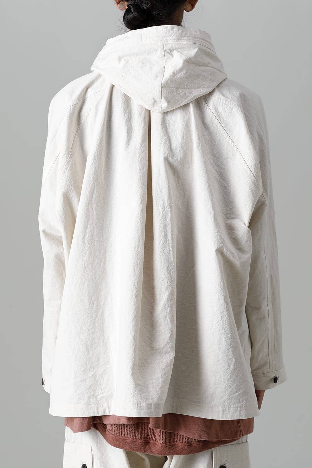 HOODED PULLOVER JACKET KINARI Fine Canvas