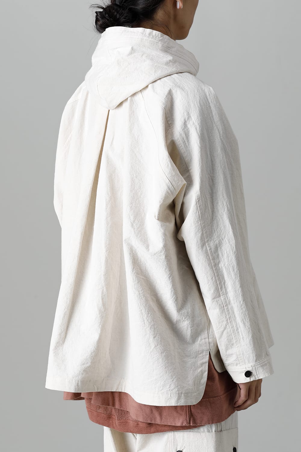 HOODED PULLOVER JACKET KINARI Fine Canvas