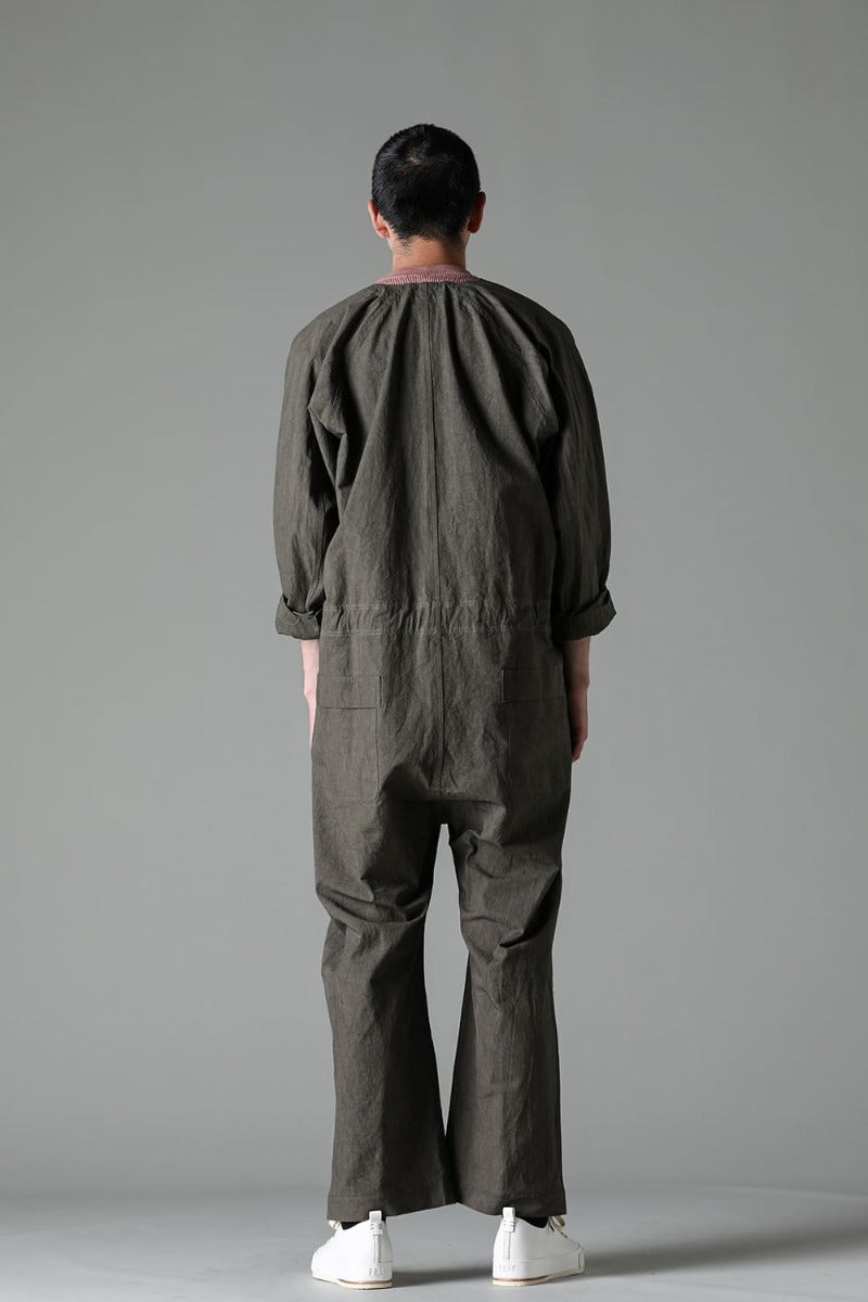 JUMPSUIT DK GREY Fine Canvas