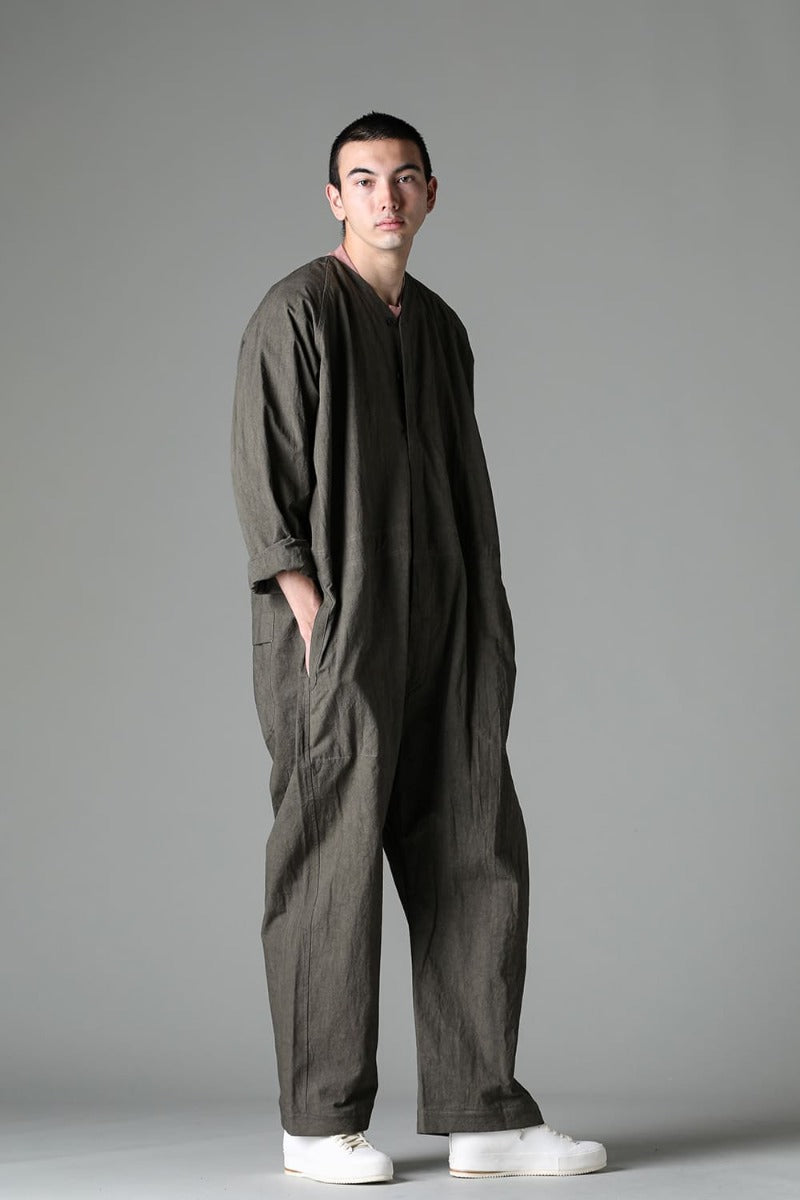 JUMPSUIT DK GREY Fine Canvas