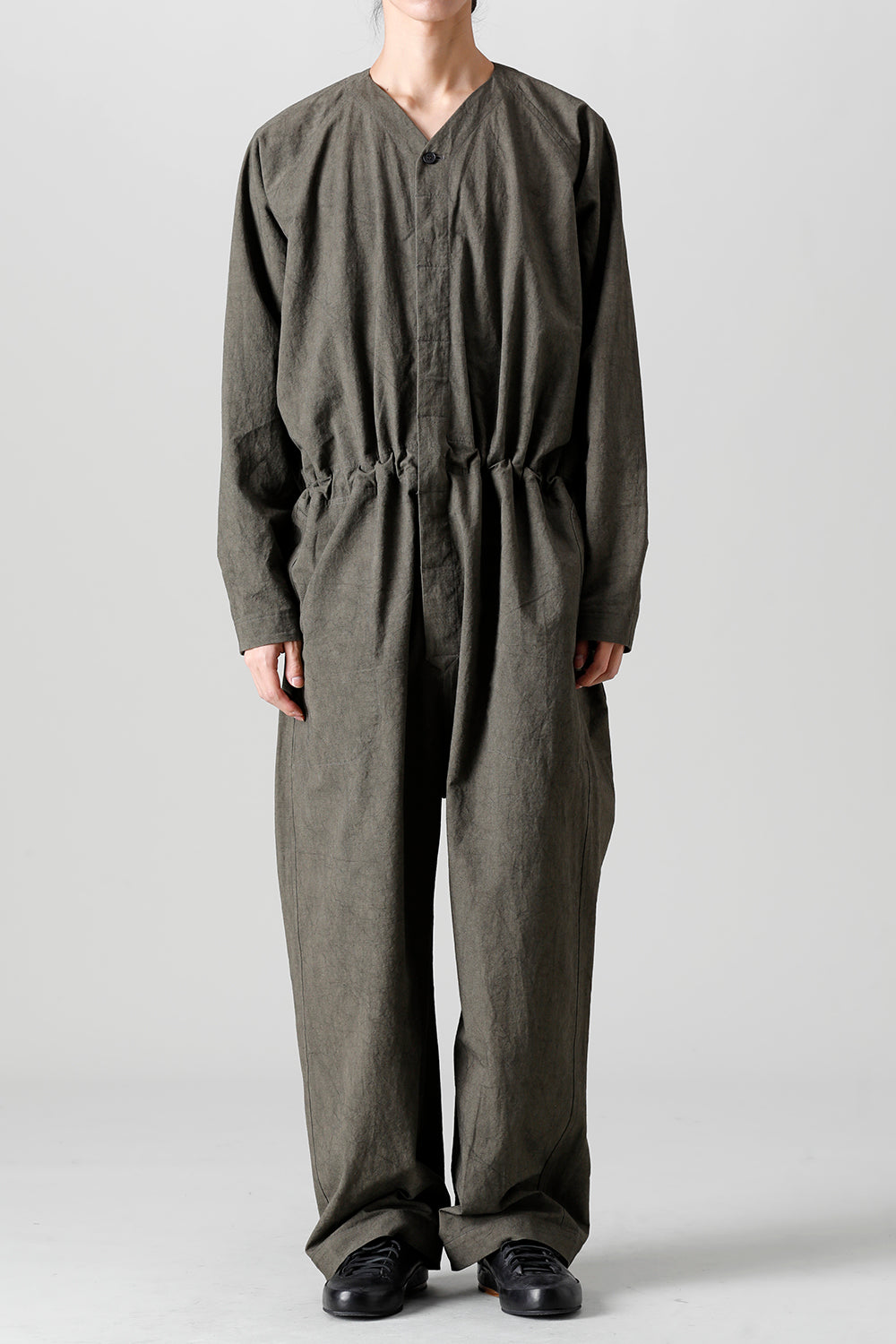 JUMPSUIT DK GREY Fine Canvas