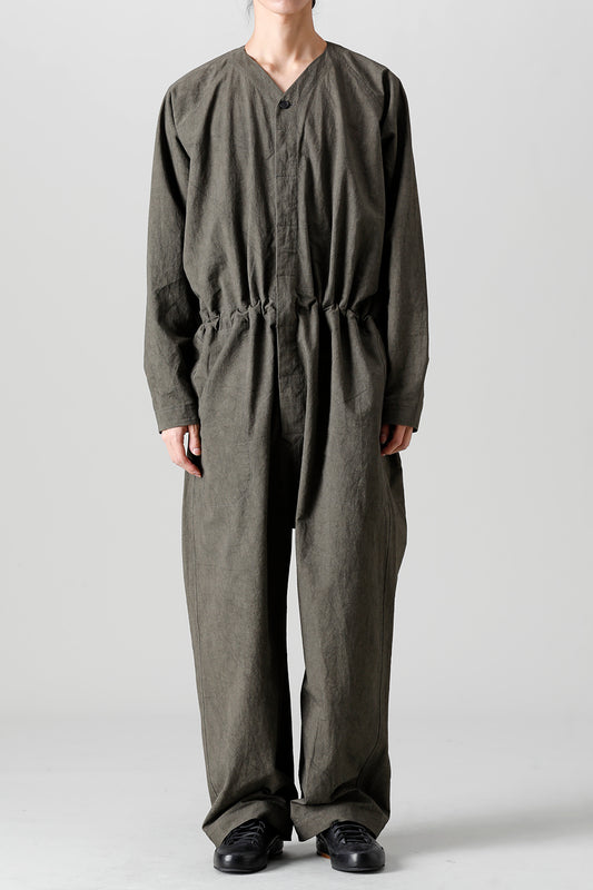 JUMPSUIT DK GREY Fine Canvas