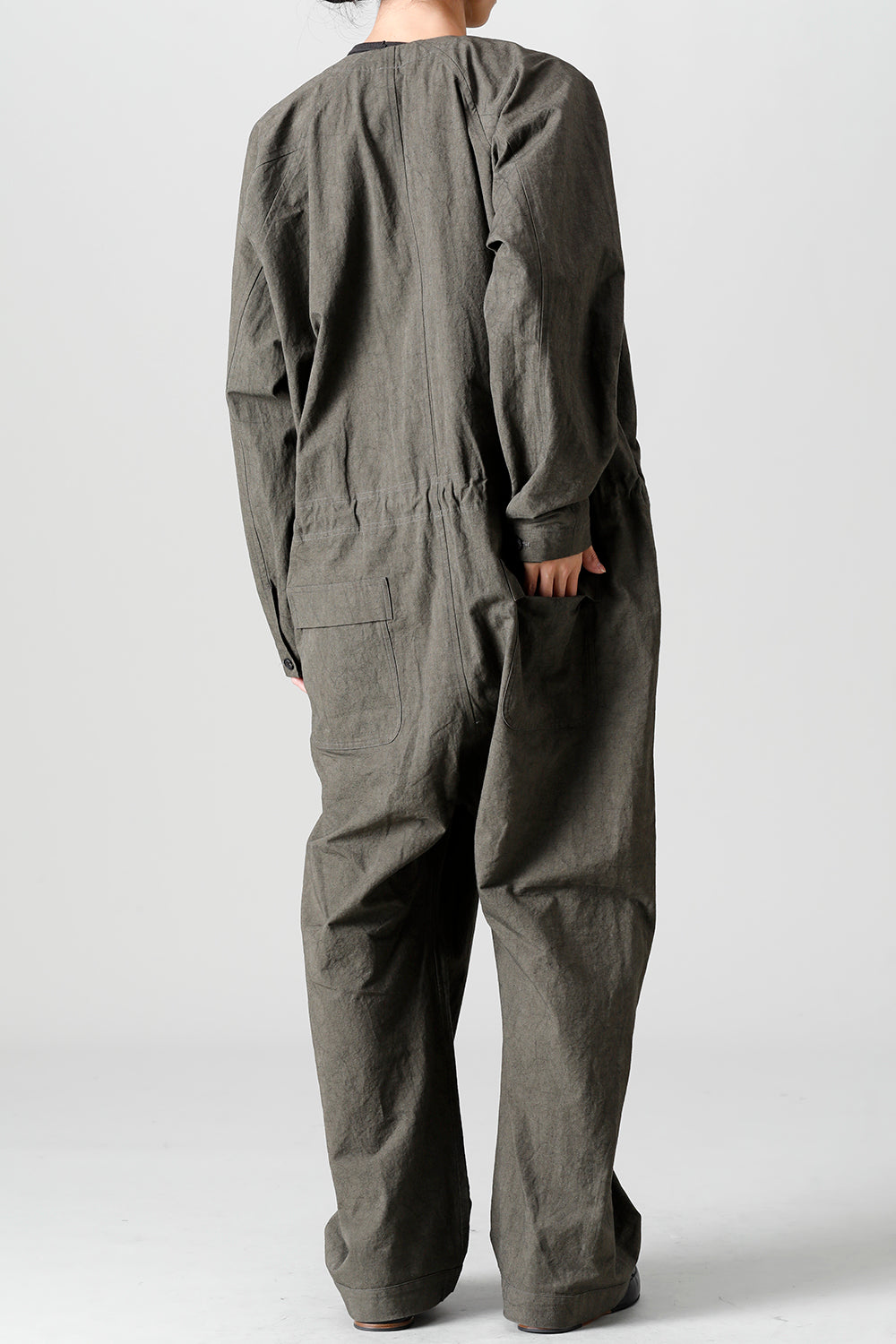 JUMPSUIT DK GREY Fine Canvas