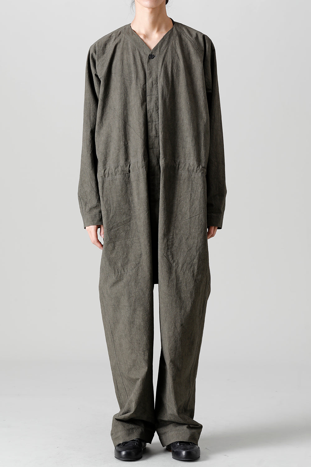 JUMPSUIT DK GREY Fine Canvas