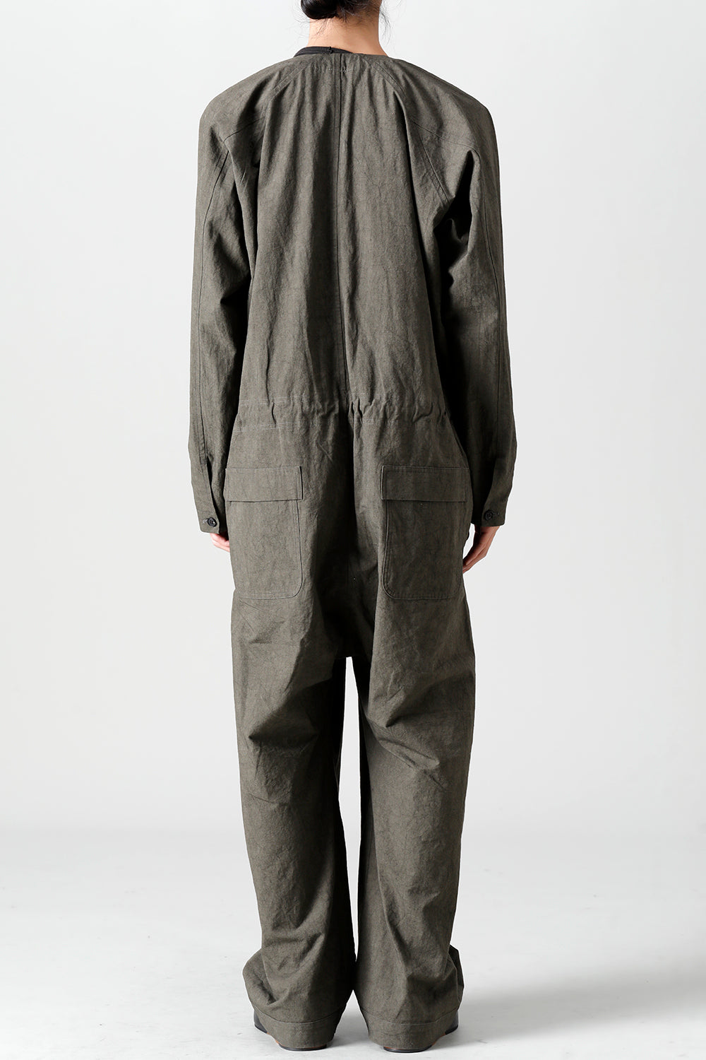 JUMPSUIT DK GREY Fine Canvas