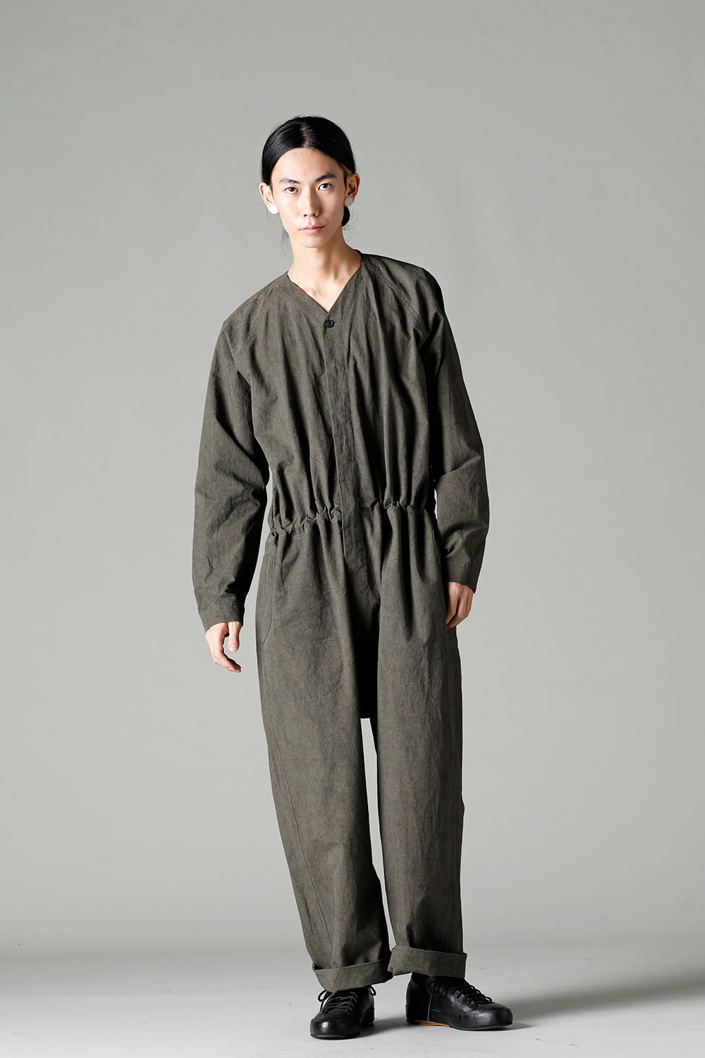 JUMPSUIT DK GREY Fine Canvas