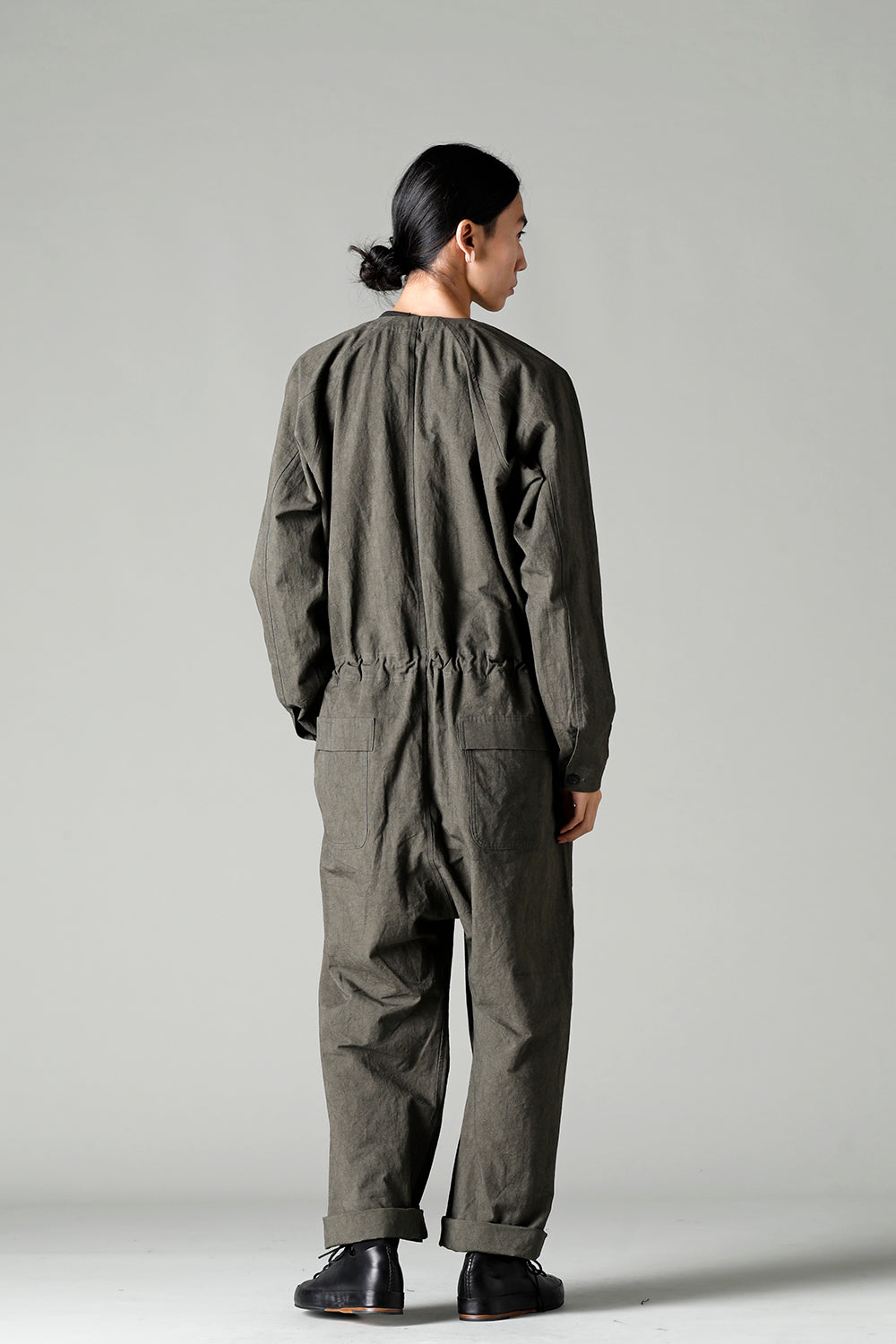 JUMPSUIT DK GREY Fine Canvas