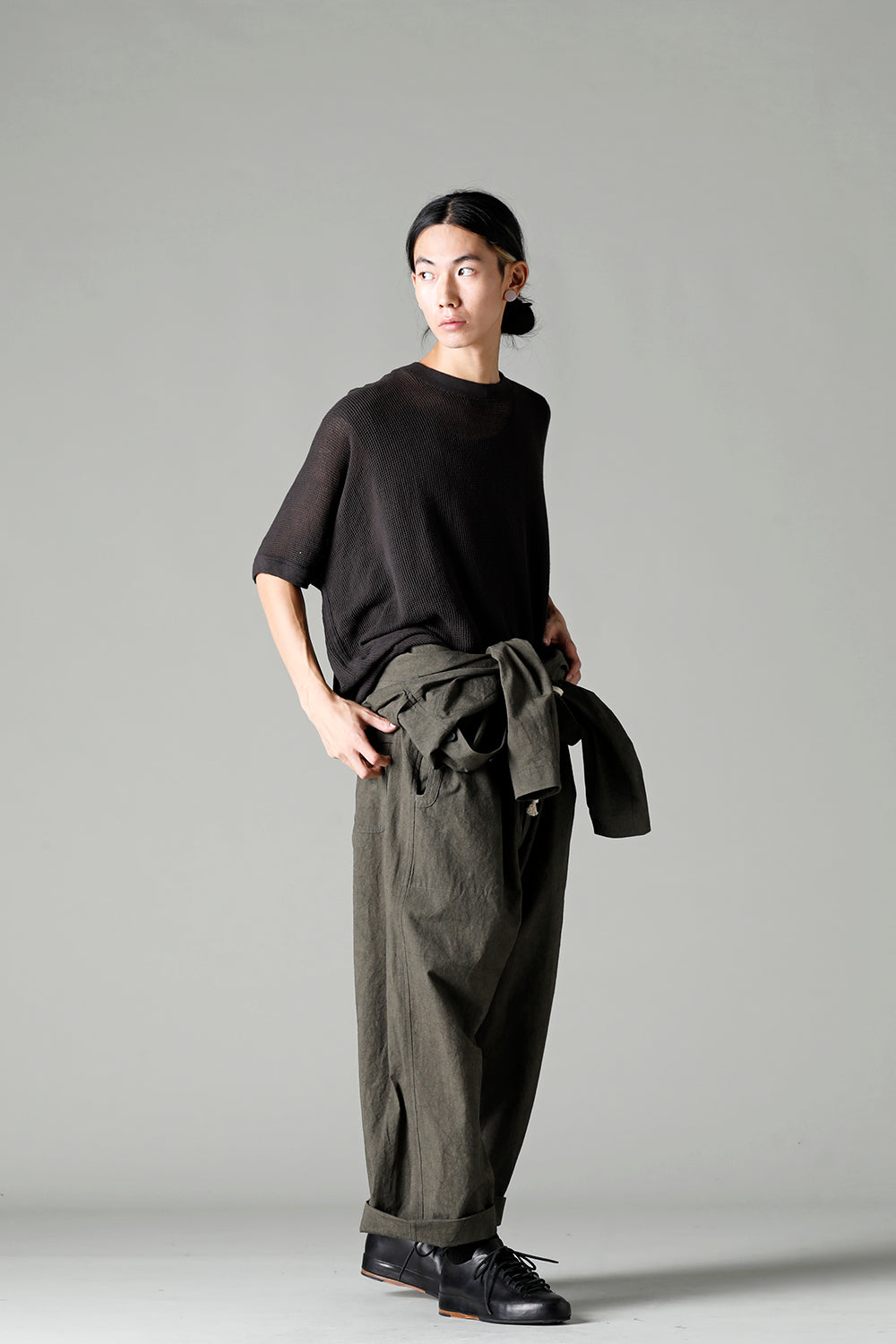 JUMPSUIT DK GREY Fine Canvas