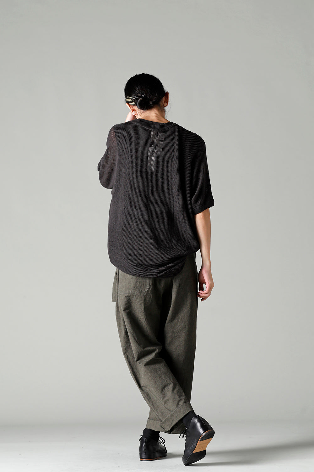 JUMPSUIT DK GREY Fine Canvas