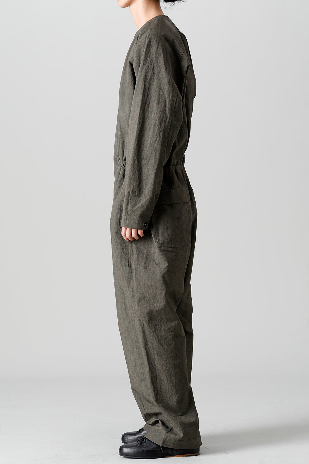 JUMPSUIT DK GREY Fine Canvas