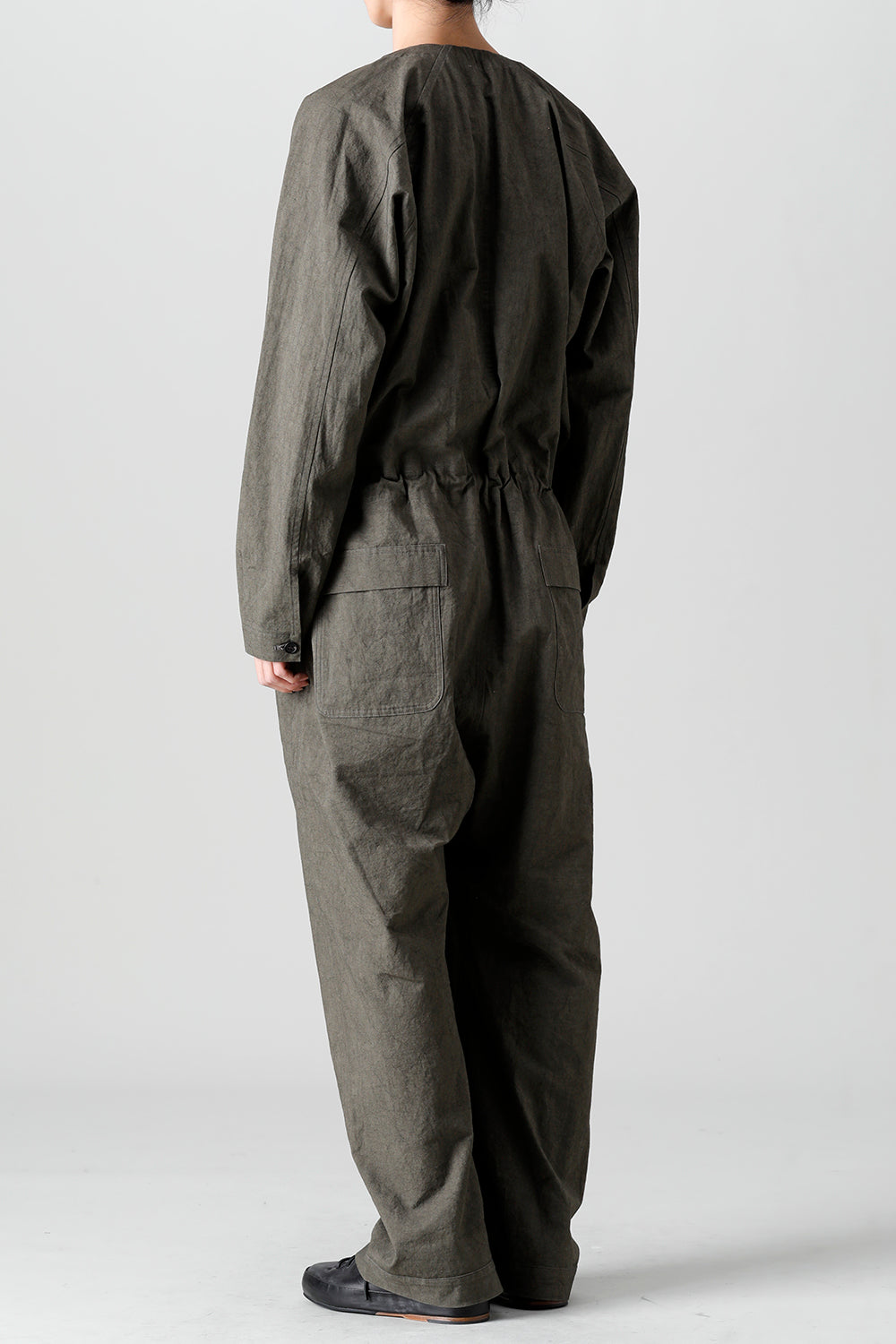 JUMPSUIT DK GREY Fine Canvas