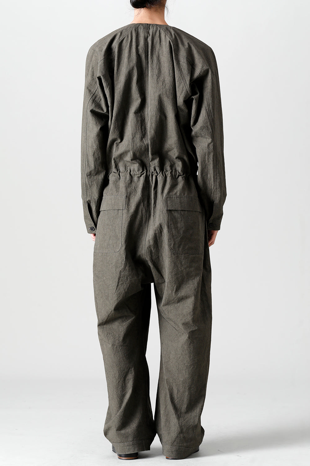 JUMPSUIT DK GREY Fine Canvas