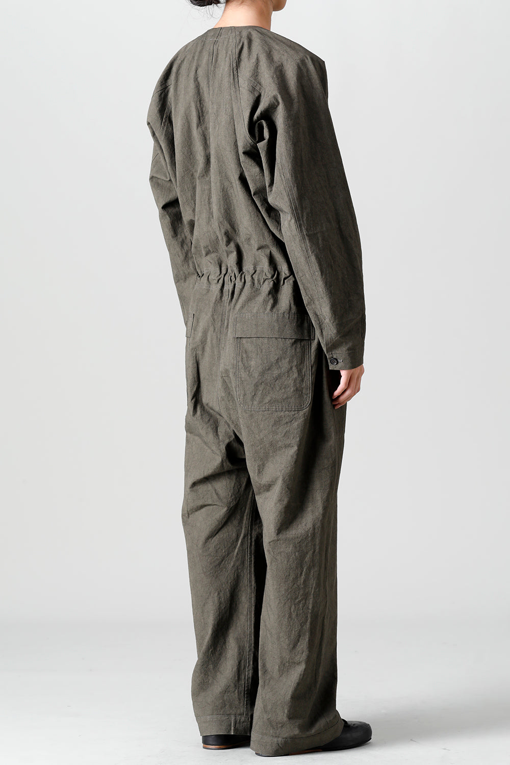 JUMPSUIT DK GREY Fine Canvas