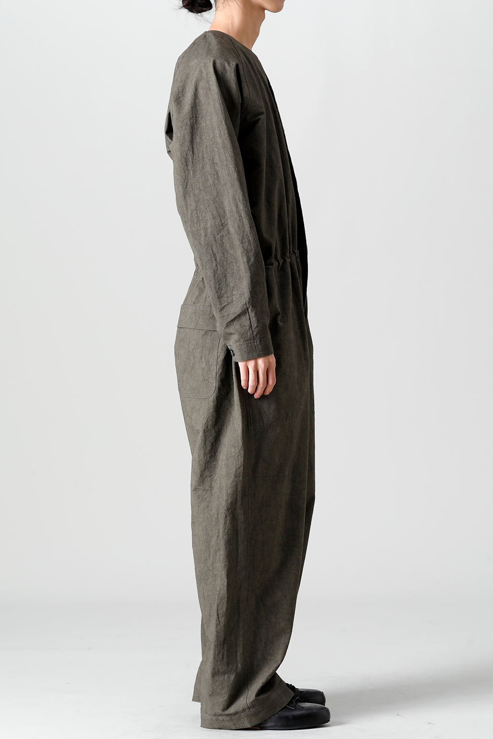JUMPSUIT DK GREY Fine Canvas