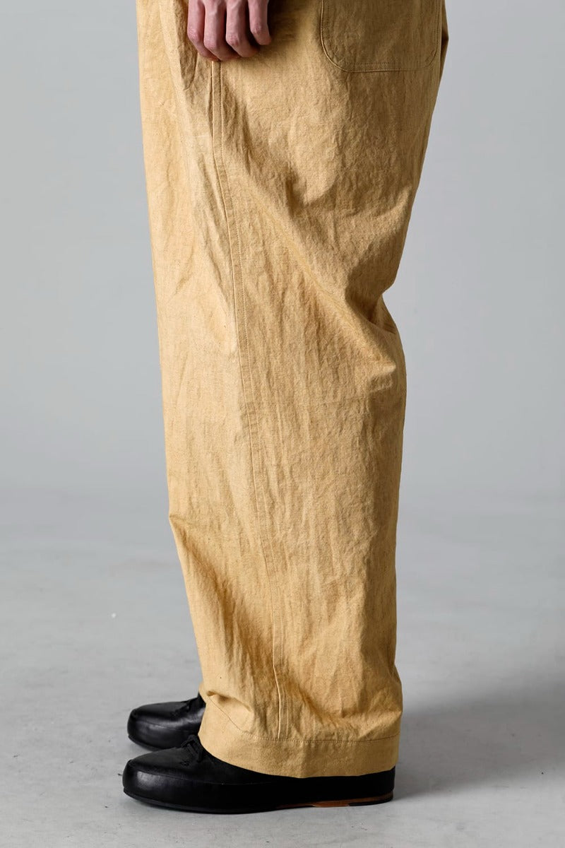 JUMPSUIT MUSTARD Fine Canvas