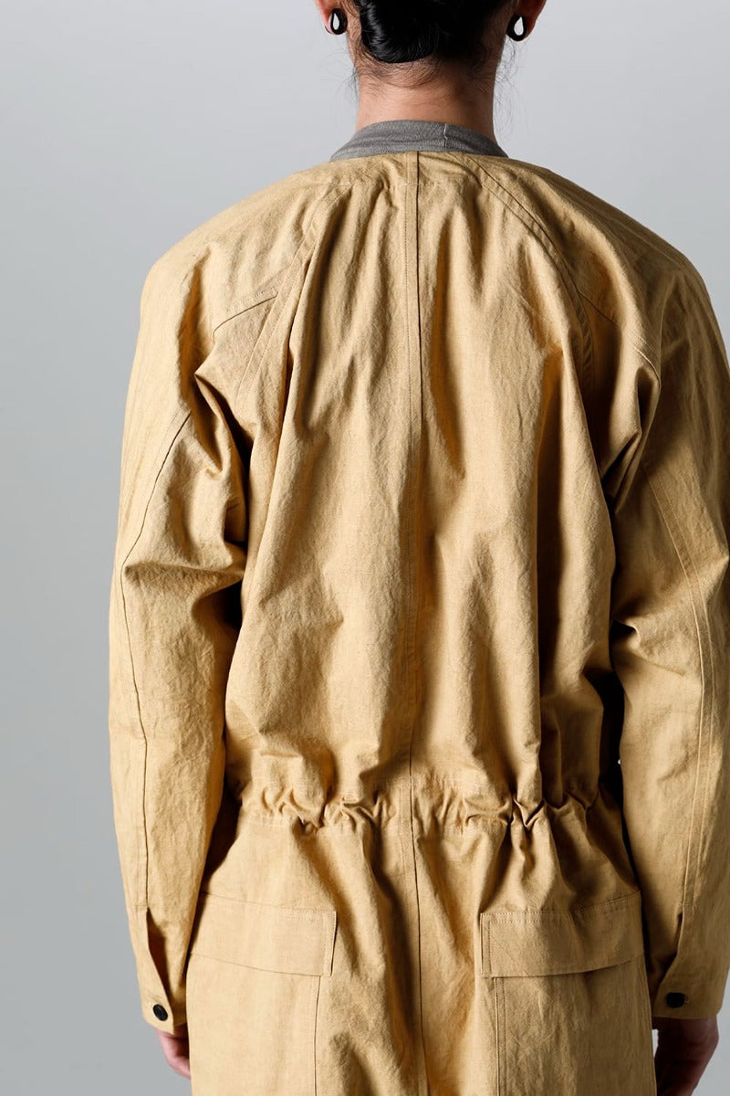 JUMPSUIT MUSTARD Fine Canvas