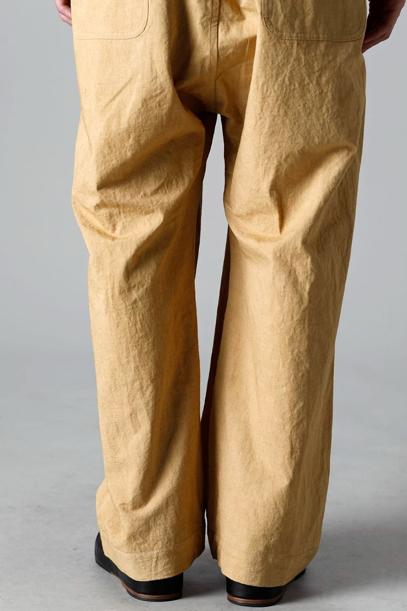 JUMPSUIT MUSTARD Fine Canvas