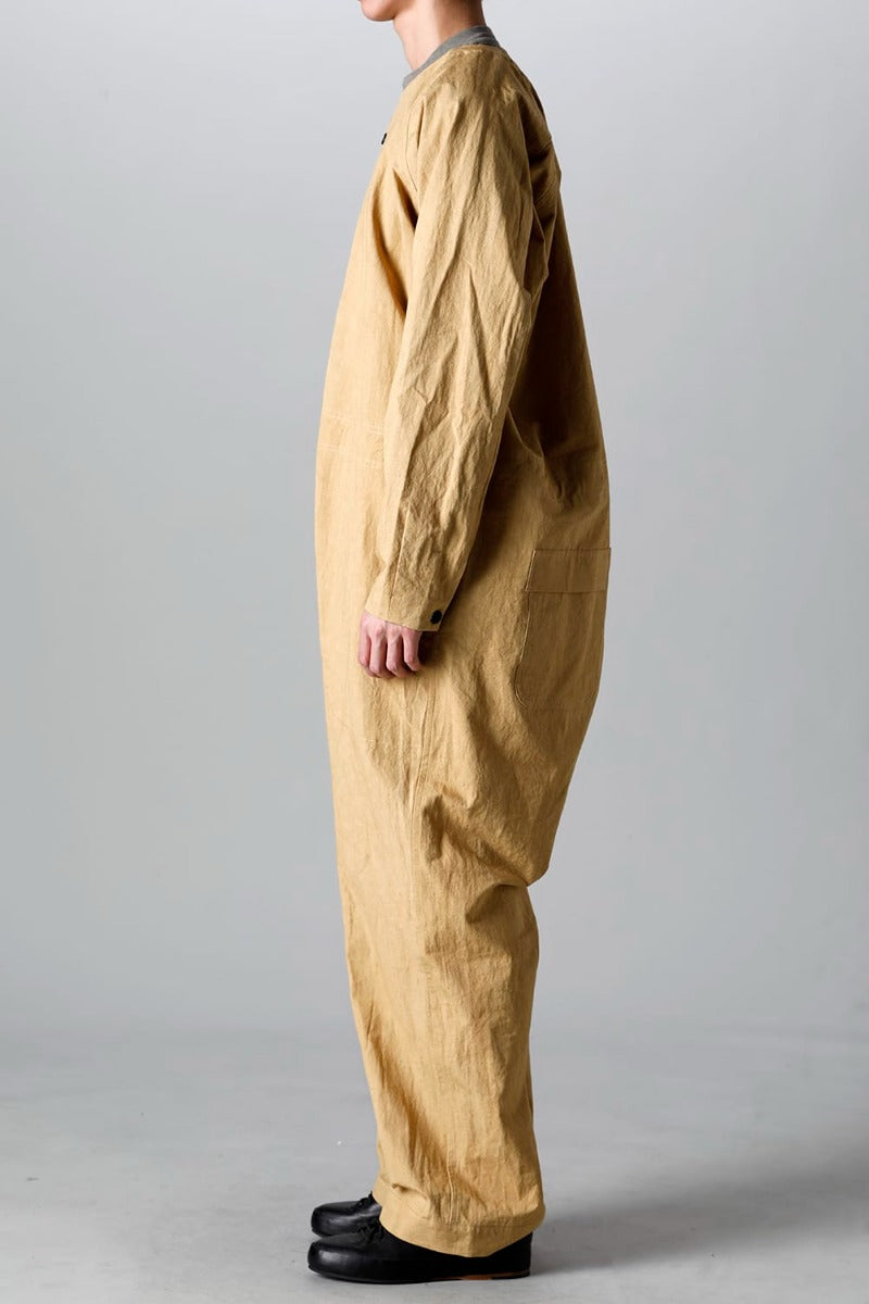 JUMPSUIT MUSTARD Fine Canvas