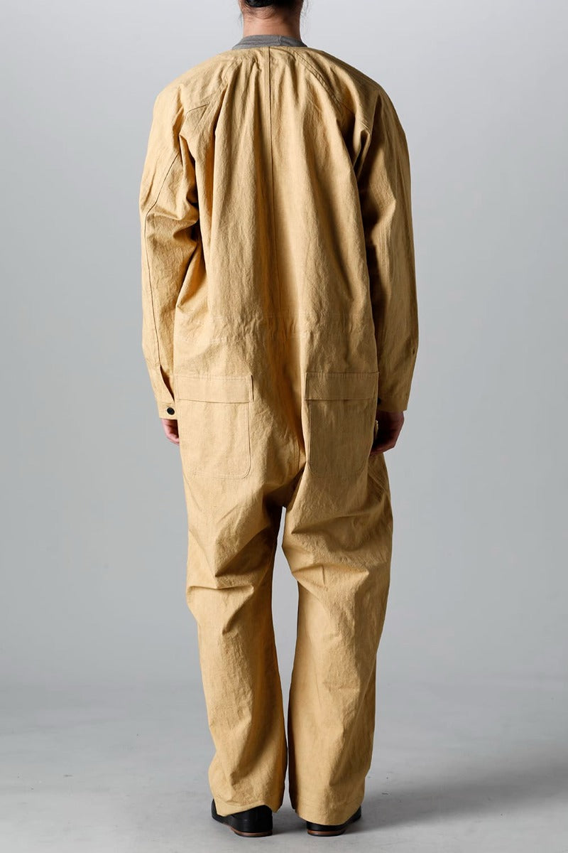 JUMPSUIT MUSTARD Fine Canvas