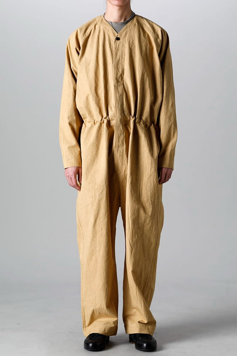 JUMPSUIT MUSTARD Fine Canvas