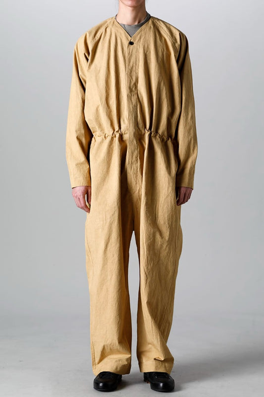 JUMPSUIT MUSTARD Fine Canvas