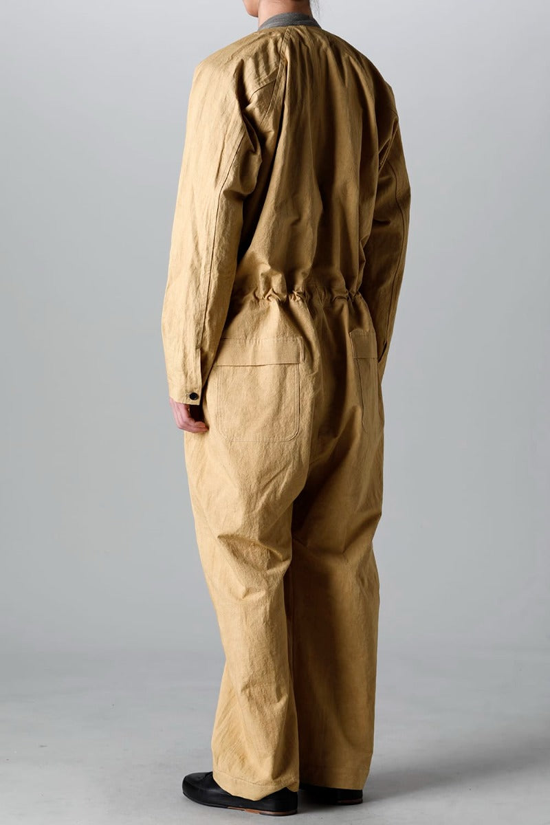 JUMPSUIT MUSTARD Fine Canvas