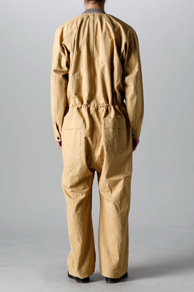 JUMPSUIT MUSTARD Fine Canvas
