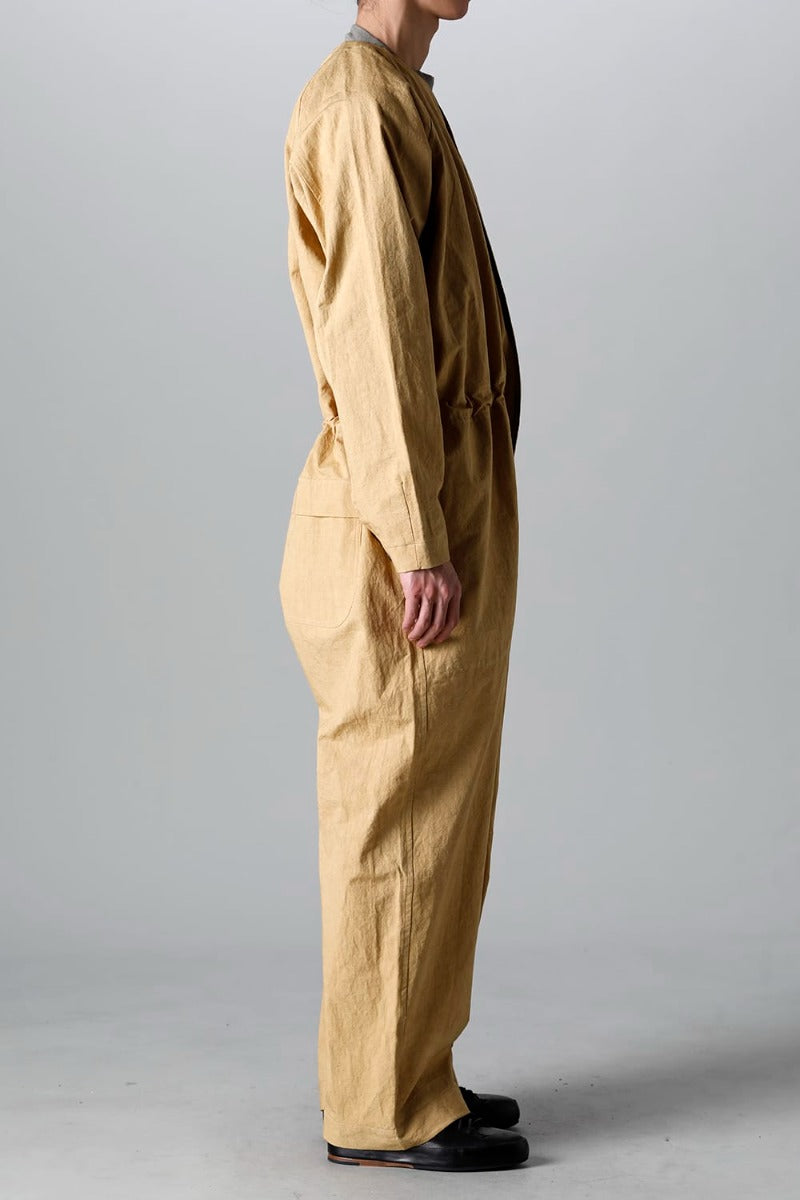 JUMPSUIT MUSTARD Fine Canvas