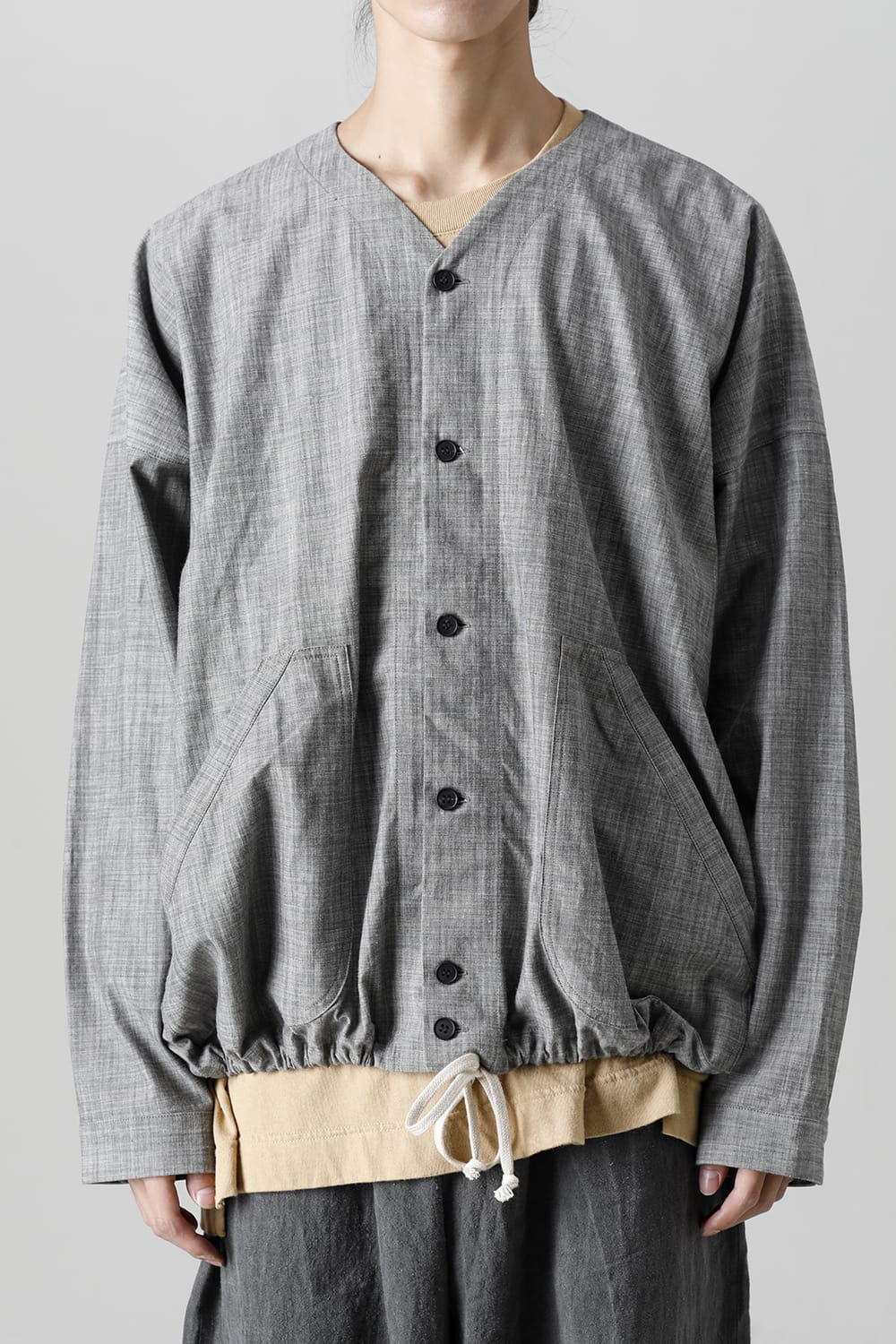 COVERALL SHIRT GREY SUMI Chambrey