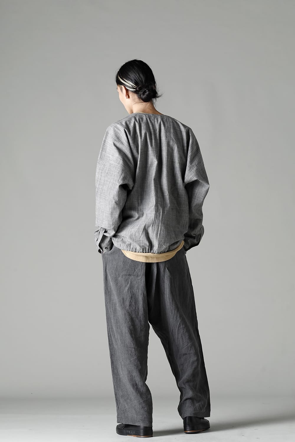 COVERALL SHIRT GREY SUMI Chambrey