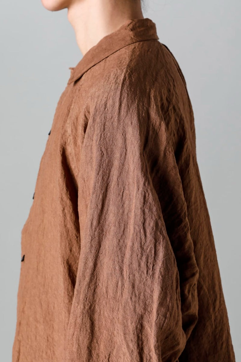 OVER SHIRTS KAKISHIBU DYED