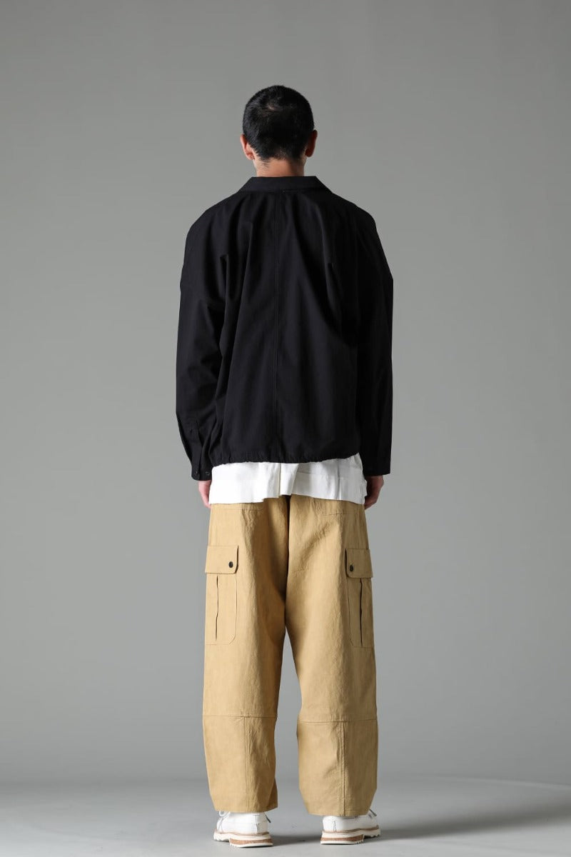 BOMBER SHIRTS Water-Repellent Dense Cloth BLACK