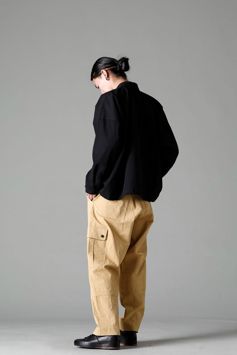 BOMBER SHIRTS Water-Repellent Dense Cloth BLACK