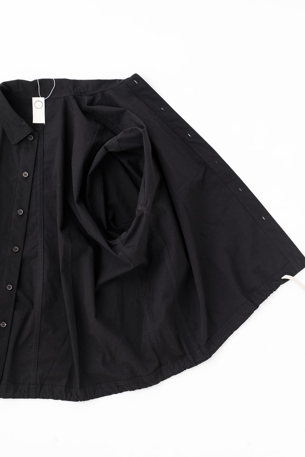 BOMBER SHIRTS Water-Repellent Dense Cloth BLACK