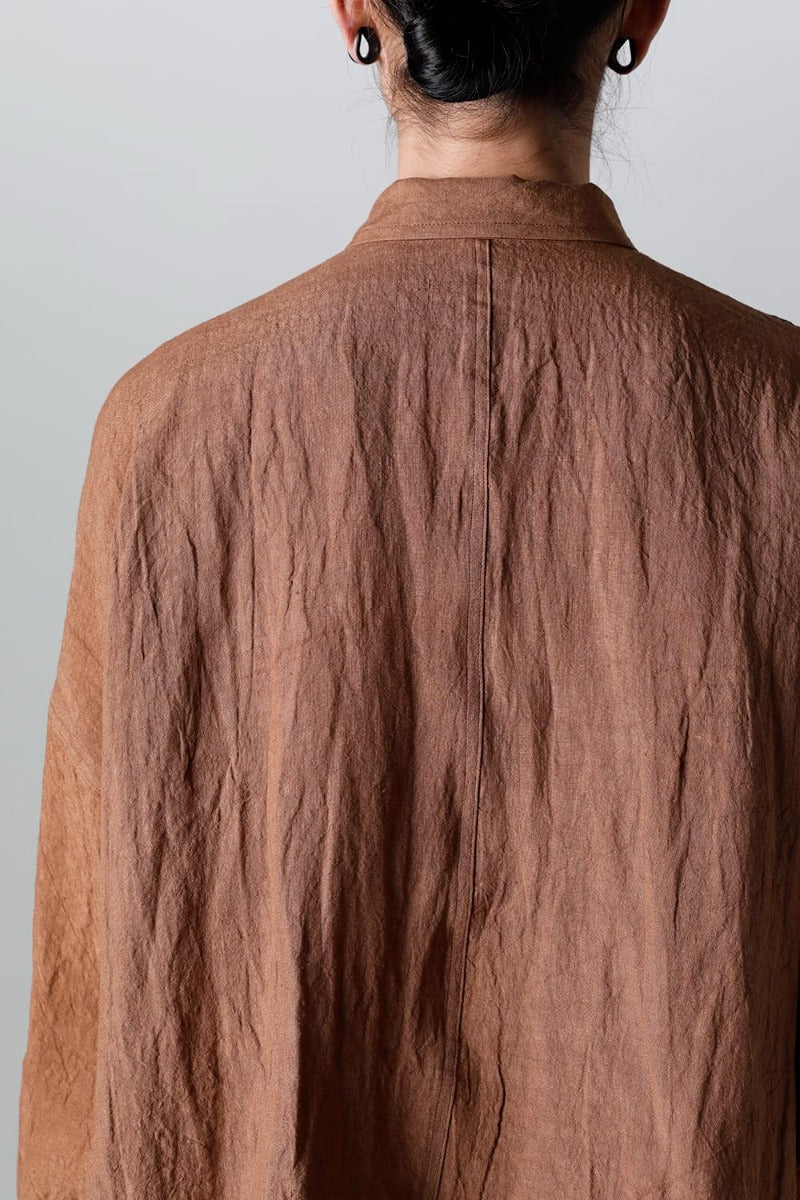 BOMBER SHIRTS KAKISHIBU DYED Flax Lawn