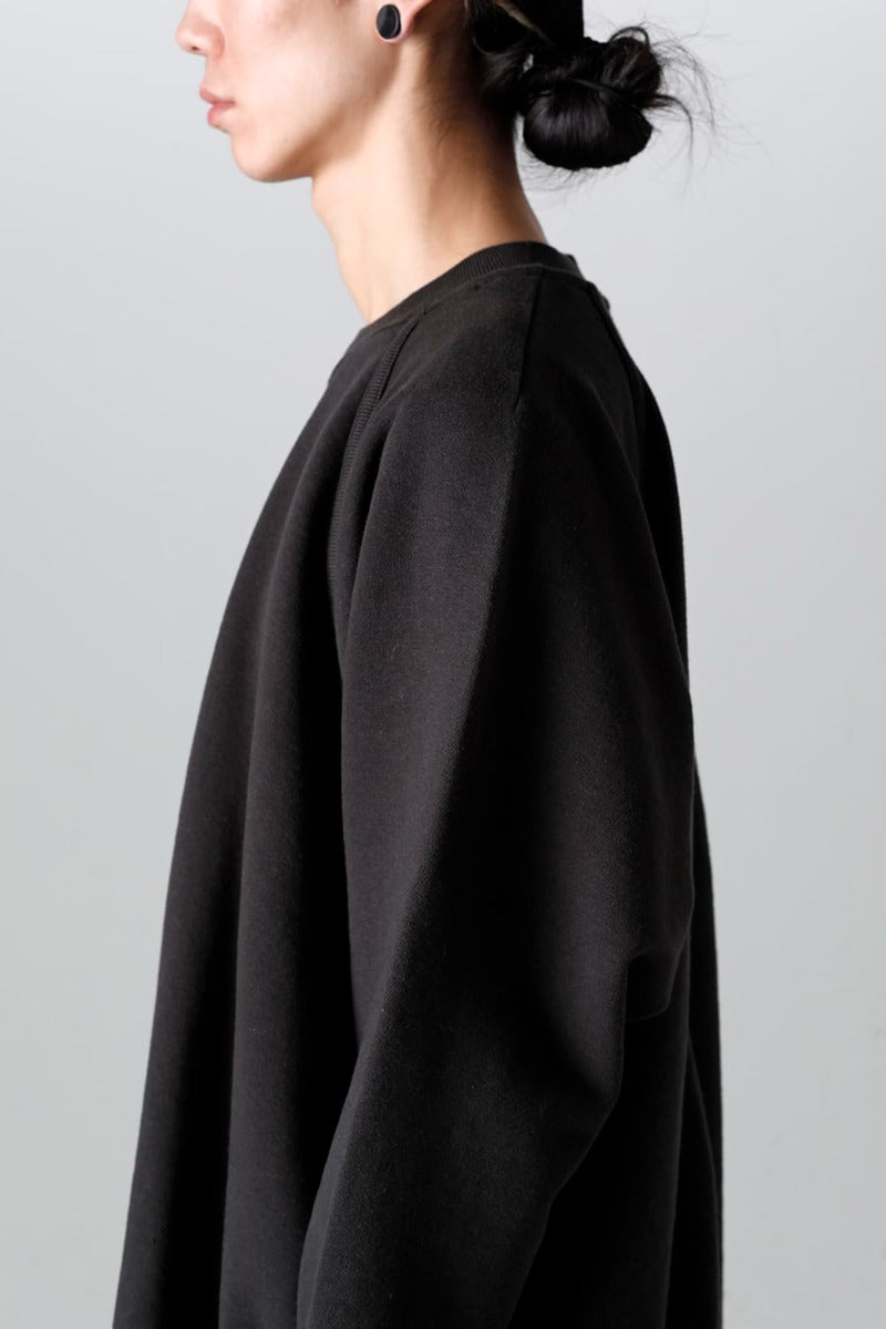 CREW NECK SWEAT BLACK