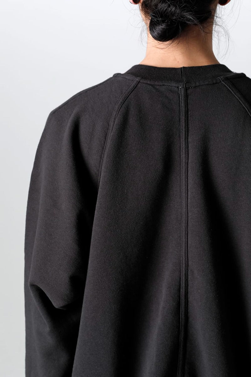 CREW NECK SWEAT BLACK