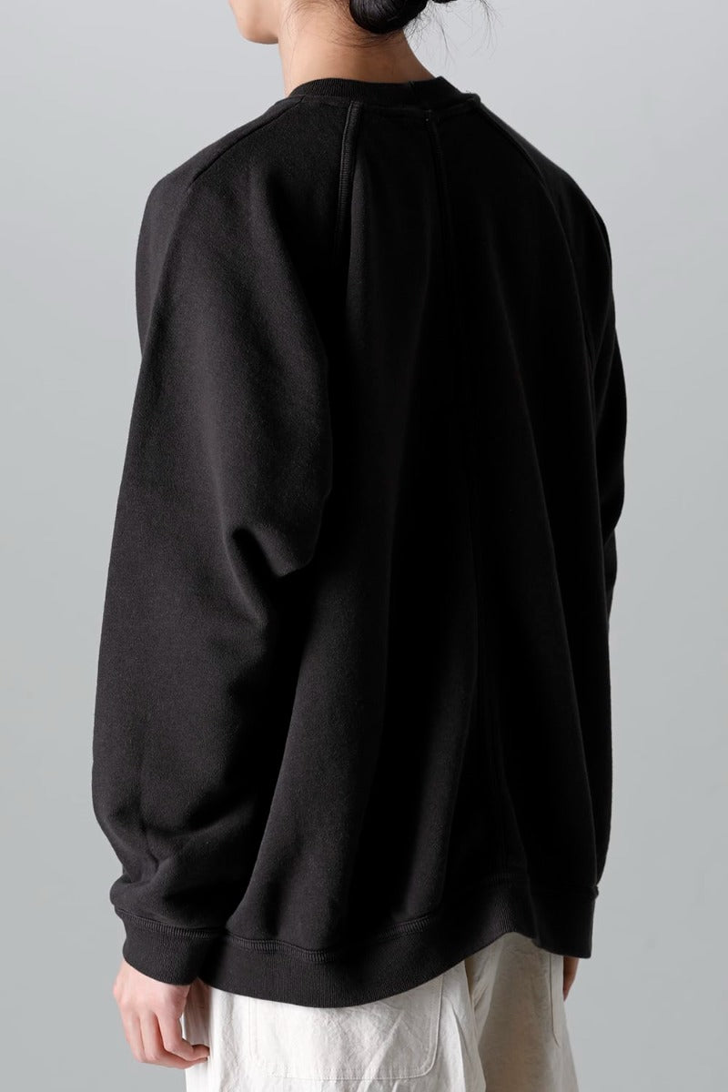 CREW NECK SWEAT BLACK