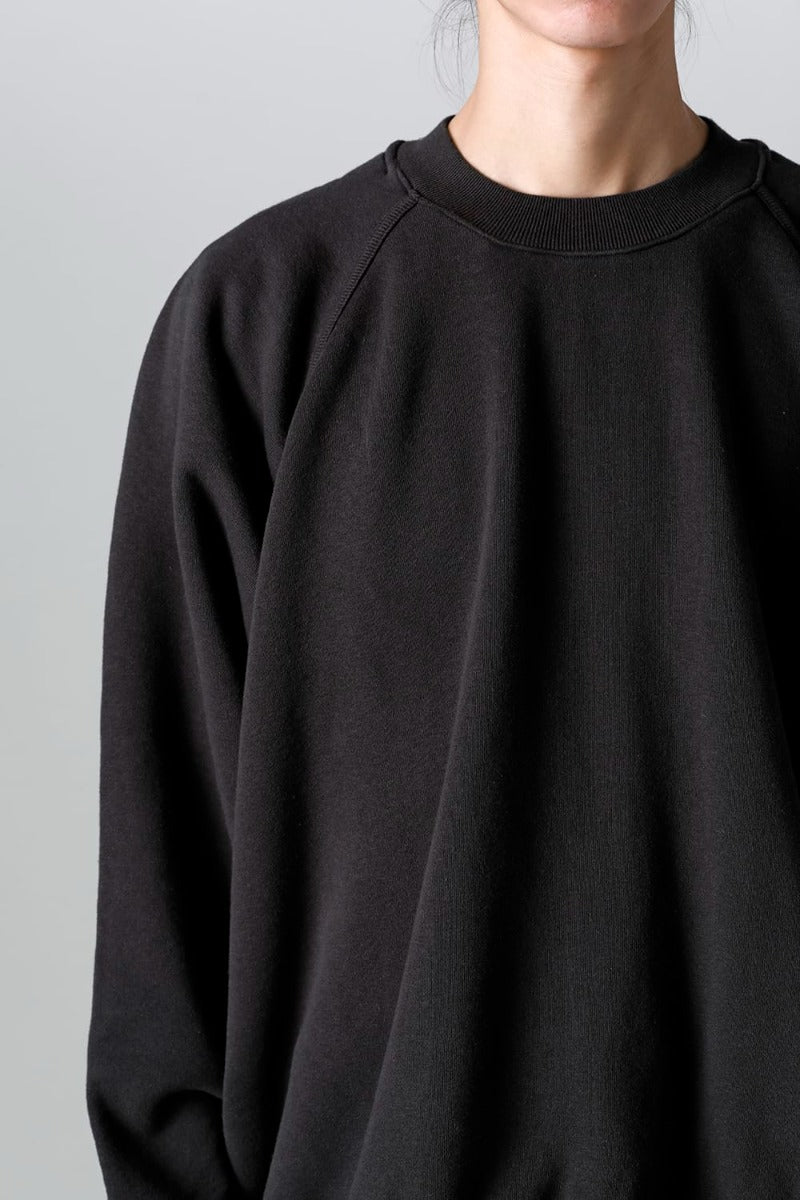 CREW NECK SWEAT BLACK