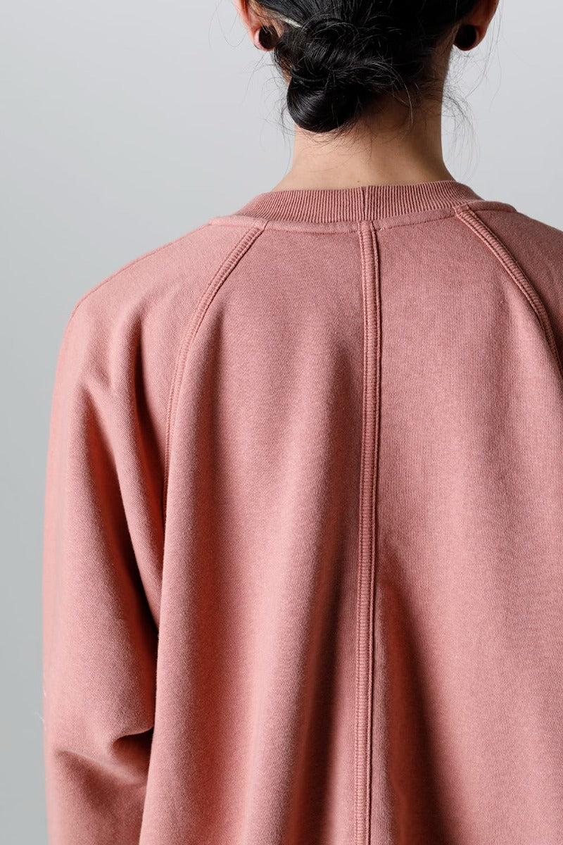 CREW NECK SWEAT OLD PINK