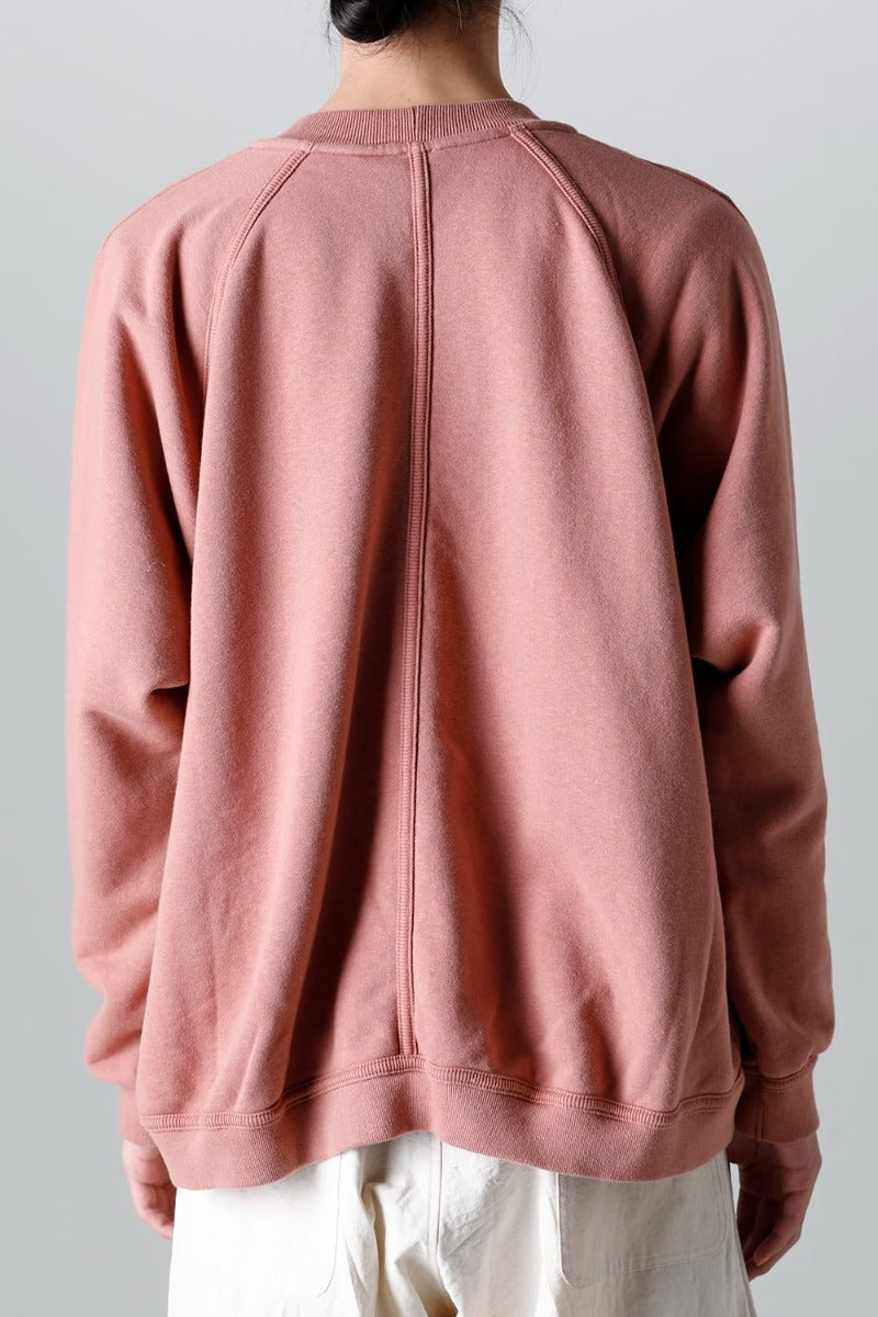 CREW NECK SWEAT OLD PINK